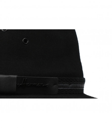 Herman Headwear fedora negro protección orejas Herman Headwear fedora negro protección orejas